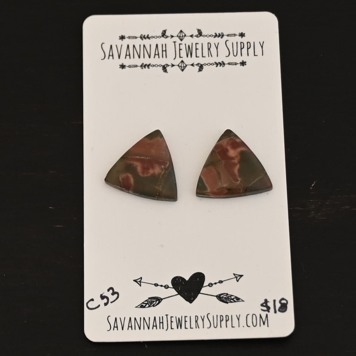 C53 Cherry Creek Jasper shown on business card