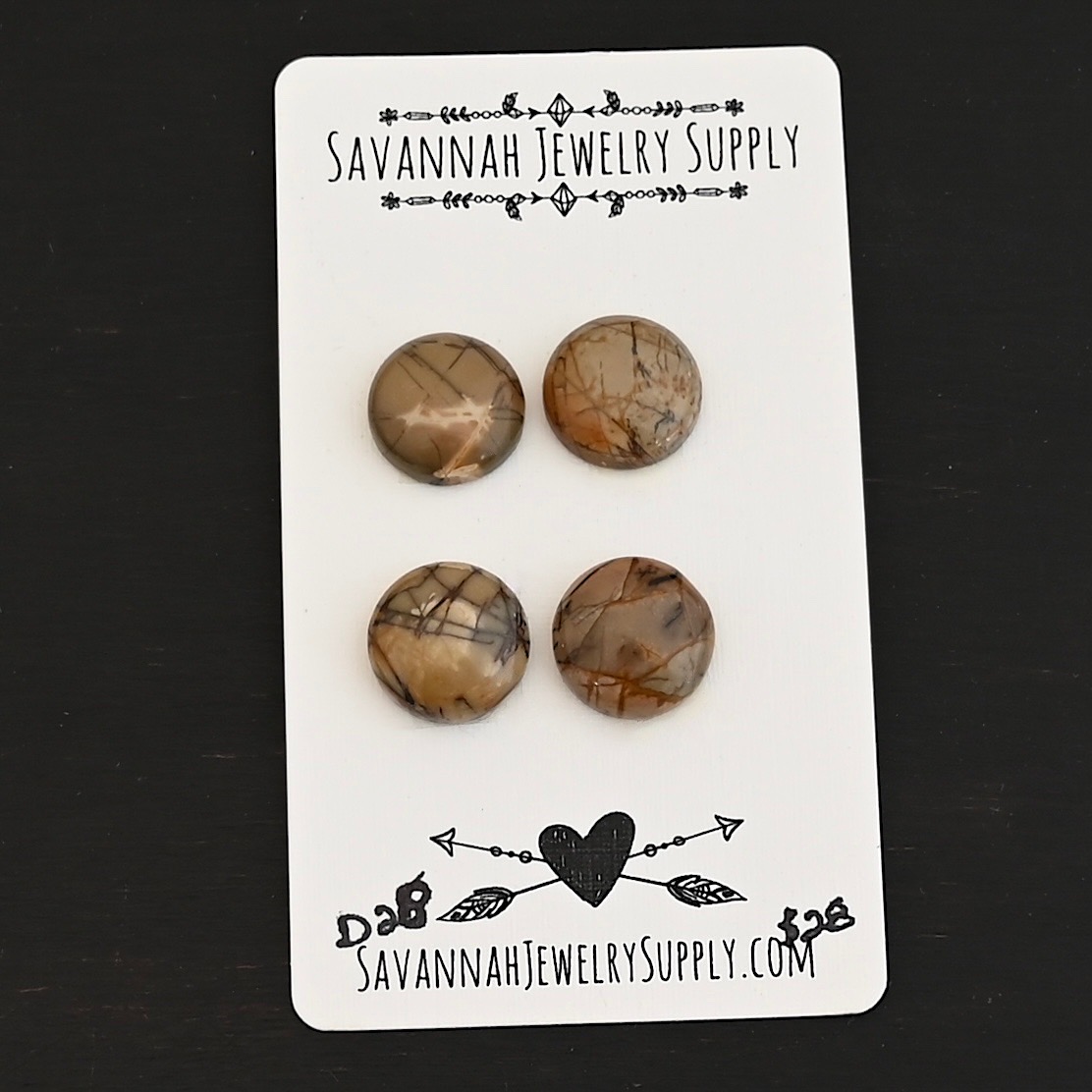 D28 Cherry Creek Jasper shown on business card