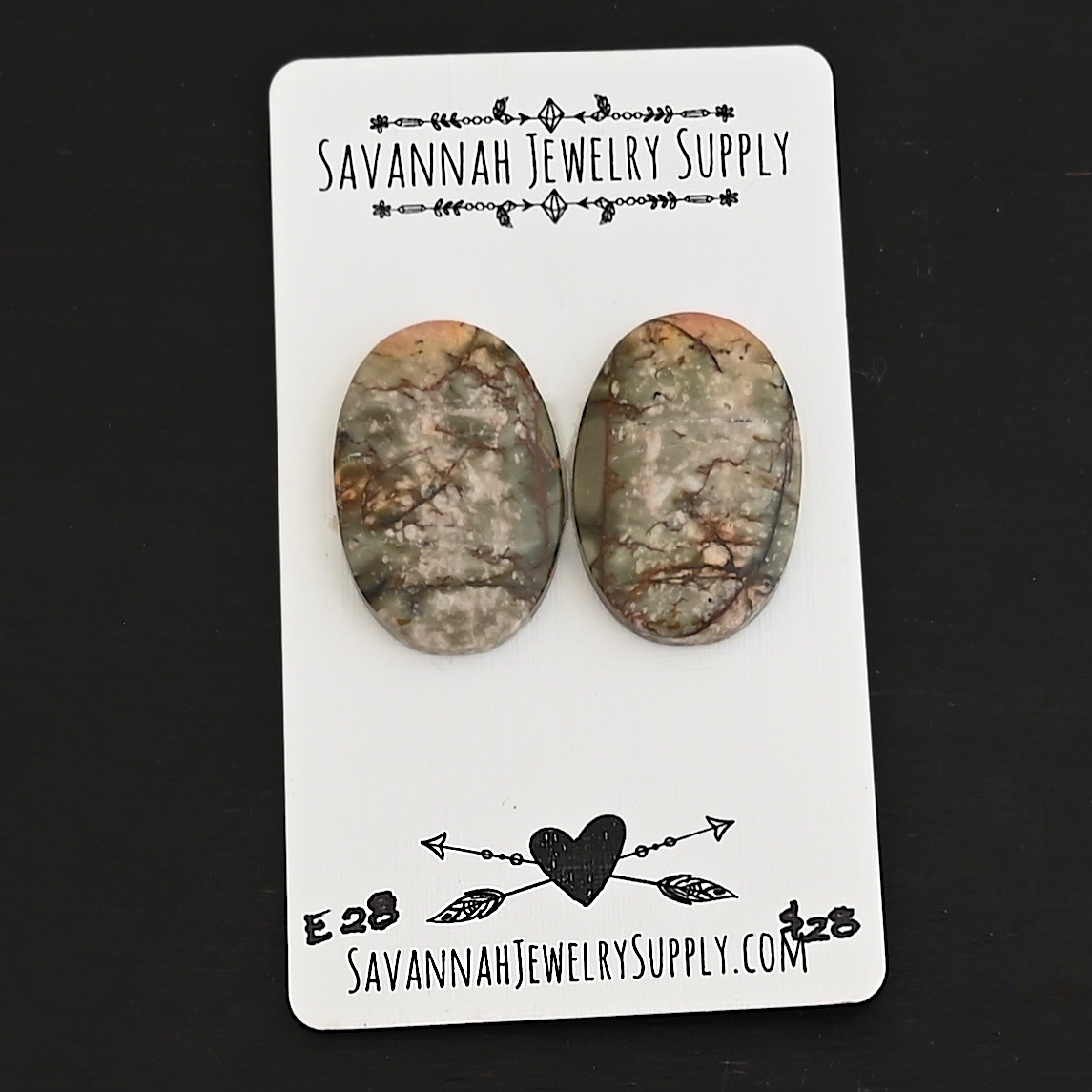 E28 Cherry Creek Jasper shown on business card