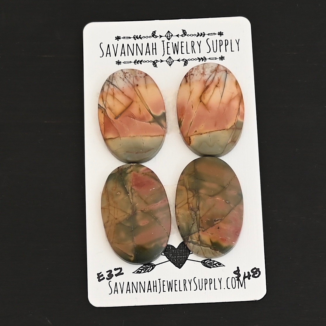 E32 Cherry Creek Jasper E32 Cherry Creek Jasper shown on business card