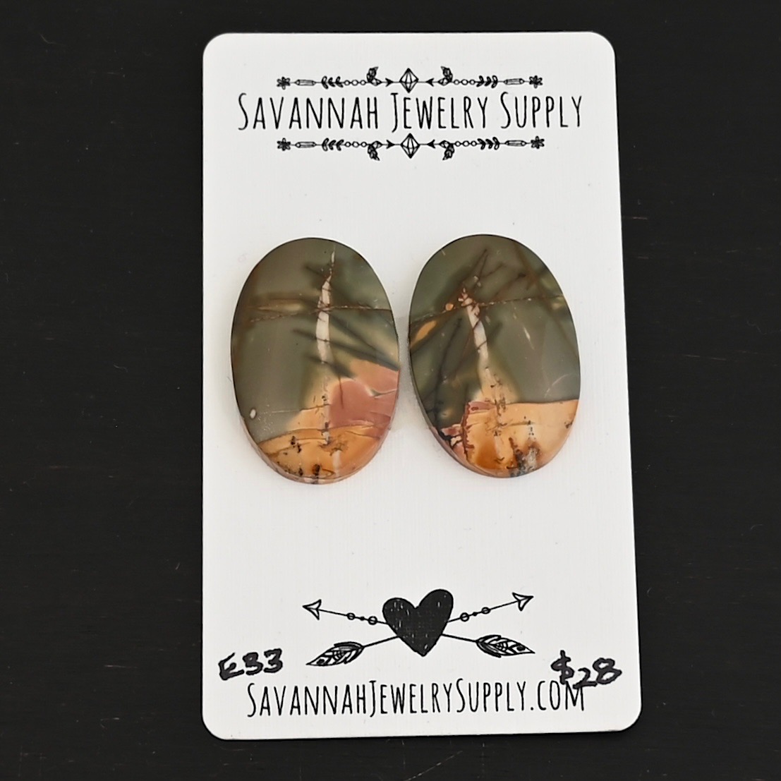 E33 Cherry Creek Jasper shown on business card