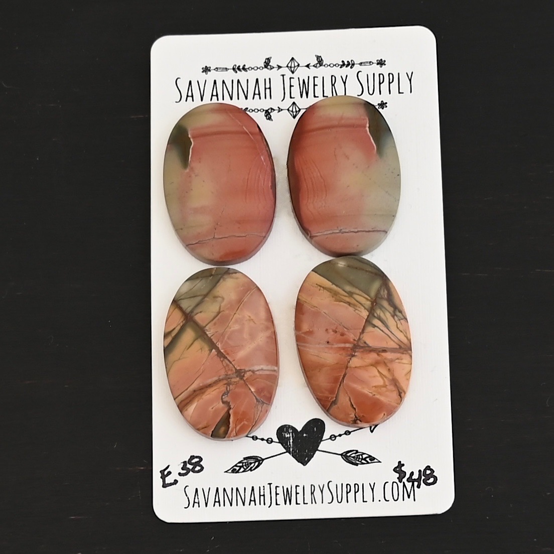 E38 Cherry Creek Jasper shown on business card