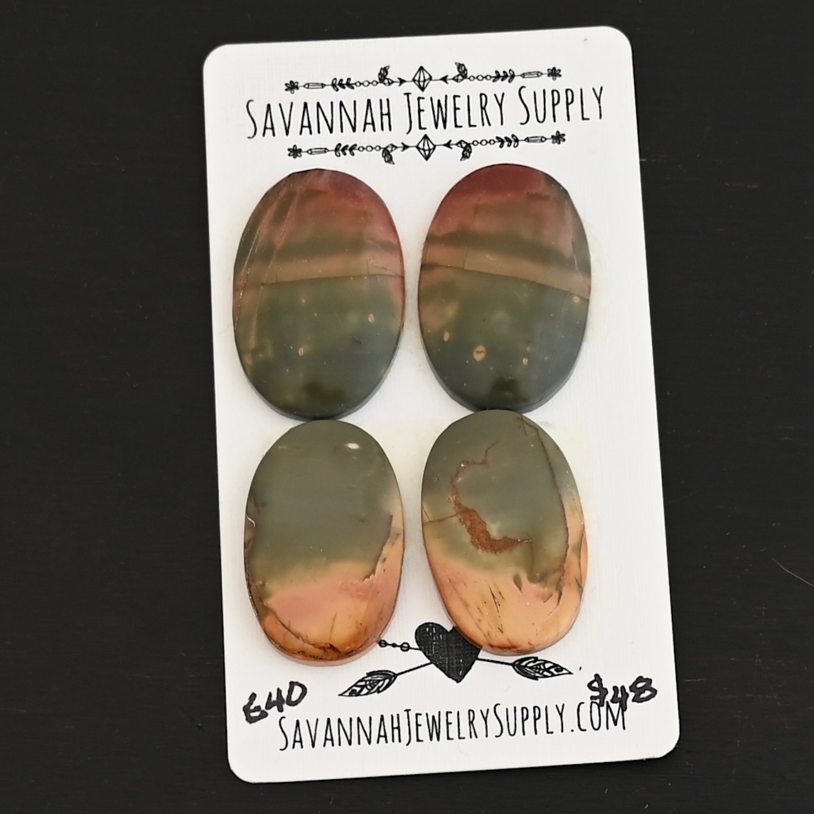 E40 Cherry Creek Jasper shown on business card