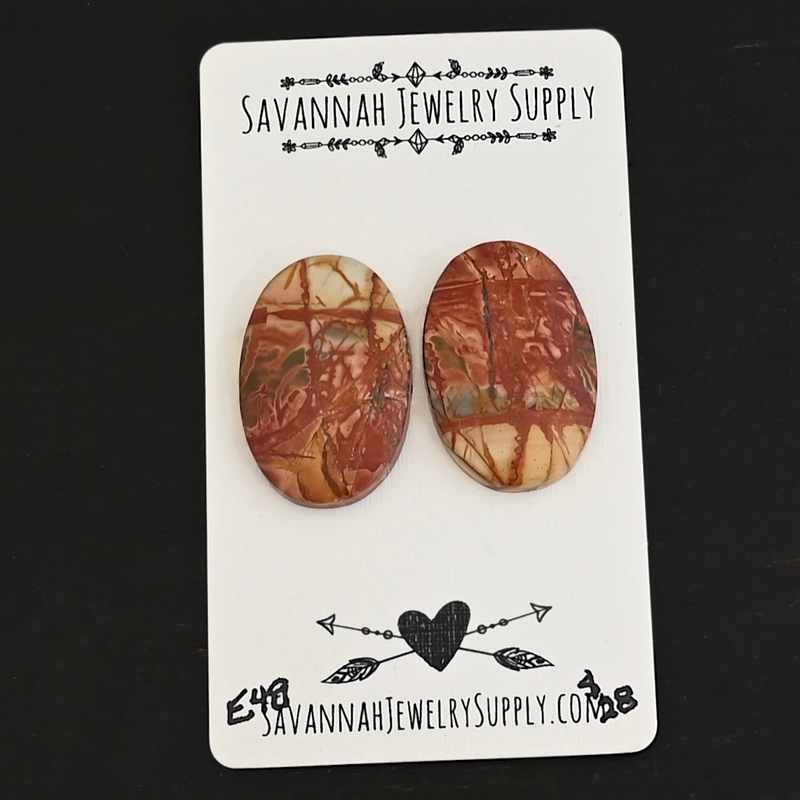 E48 Cherry Creek Jasper shown on business card