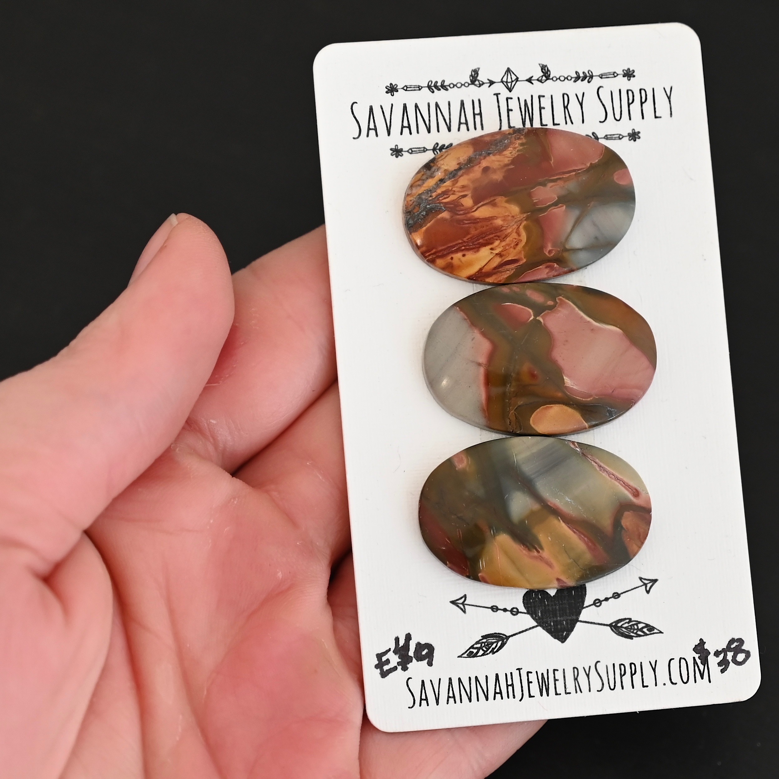 E49 Cherry Creek Jasper shown in hand