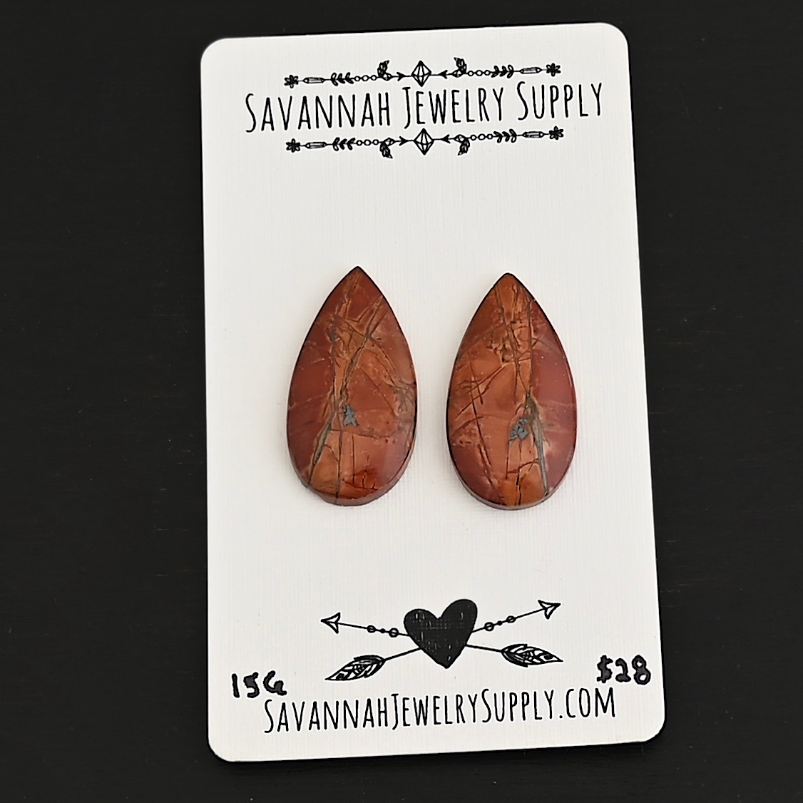 15G Cherry Creek Jasper shown on business card