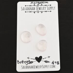 Rose Cut Morganite Cabochons – Bottega