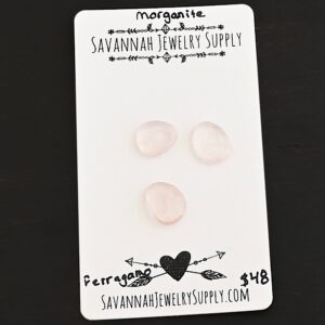 Rose Cut Morganite Cabochons – Ferragano