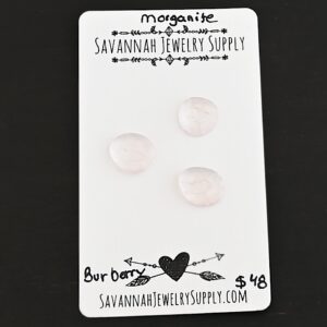 Rose Cut Morganite Cabochons – Burberry