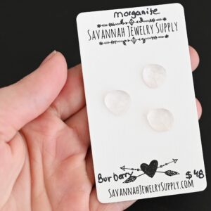 Rose Cut Morganite Cabochons – Burberry
