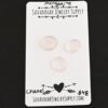 Chanel Rose Cut Morganite Cabochon Parcel shown on business card