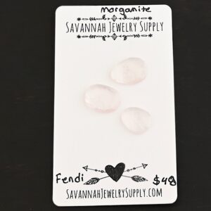 Rose Cut Morganite Cabochons – Fendi