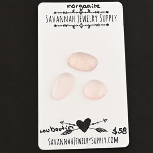 Rose Cut Morganite Cabochons – Louboutin