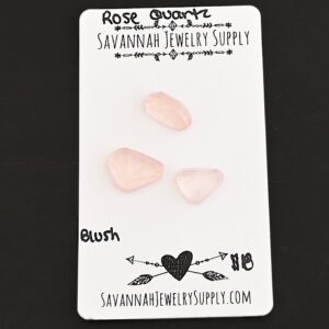 Rose Cut Rose Quartz Cabochons – Blush