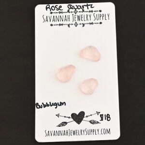 Rose Cut Rose Quartz Cabochons – Bubblegum