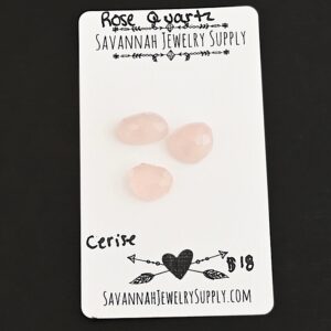 Rose Cut Rose Quartz Cabochons – Cerise