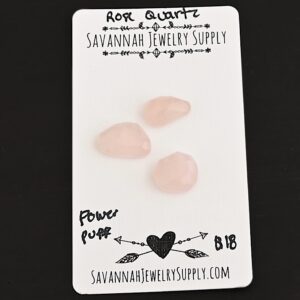 Rose Cut Rose Quartz Cabochons – Power Puff