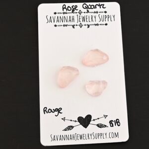 Rose Cut Rose Quartz Cabochons – Rouge