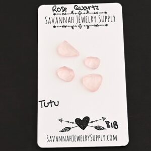 Rose Cut Rose Quartz Cabochons – Tutu
