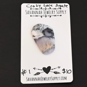 Crazy Lace Agate Cabochon Parcel #1