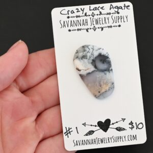 Crazy Lace Agate Cabochon Parcel #1