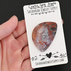 Crazy Lace Agate Cabochon Parcel #2