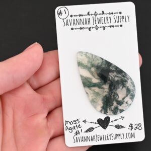 Moss Agate Cabochon Parcel #1