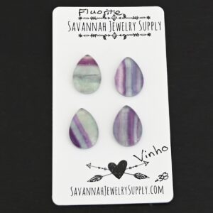 Fluorite Cabochon Parcel – Vinho