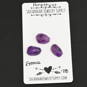 Rose Cut Amethyst Cabochons – Estonia