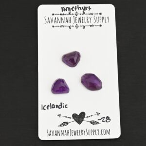Rose Cut Amethyst Cabochons – Icelandic