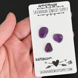 Rose Cut Amethyst Cabochons – Moroccan