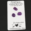 Portuguese Rose Cut Amethyst Cabochon Parcel shown on business card