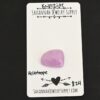 Heliotrope Kunzite Cabochon Parcel shown on business card