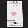 Meadowsweet Kunzite Cabochon Parcel shown on business card