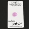 Moonflower Kunzite Cabochon Parcel shown on business card