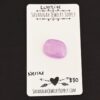 Nerine Kunzite Cabochon Parcel shown on business card