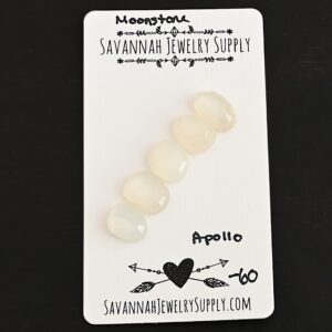 Rose Cut Moonstone Cabochons – Apollo