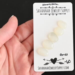 Rose Cut Moonstone Cabochons – Ares