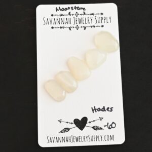 Rose Cut Moonstone Cabochons – Hades