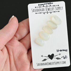 Rose Cut Moonstone Cabochons – Hermes