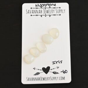 Rose Cut Moonstone Cabochons – Iris