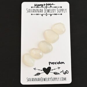 Rose Cut Moonstone Cabochons – Poseidon