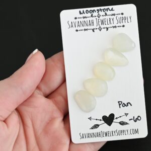 Rose Cut Moonstone Cabochons – Pan