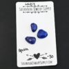 Aquila Rose Cut Lapis Cabochon Parcel shown on business card