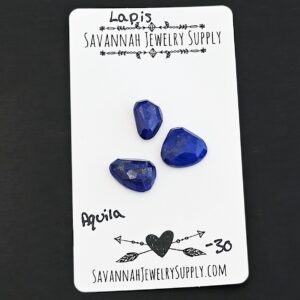 Rose Cut Lapis Cabochons – Aquila