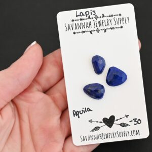 Rose Cut Lapis Cabochons – Aquila