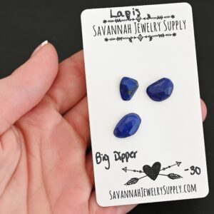 Rose Cut Lapis Cabochons – Big Dipper