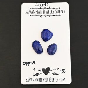 Rose Cut Lapis Cabochons – Cygnus