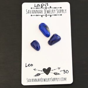 Rose Cut Lapis Cabochons – Leo