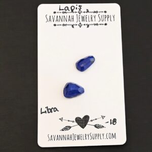 Rose Cut Lapis Cabochons – Libra